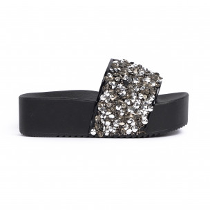 Papuci de dama Mellisa negri - FASHIONMIX.RO Papuci de dama Mellisa negri