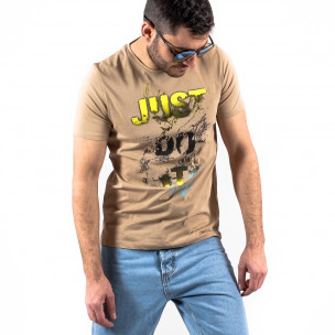 Tricou bărbați Lagos bej