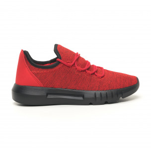 Adidași ușori de bărbați melanj roșu - FASHIONMIX.RO Adidași ușori de bărbați melanj roșu