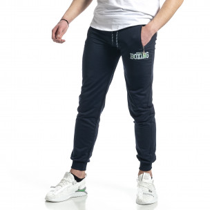 Pantaloni sport bărbați Feel albastru - FASHIONMIX.RO Pantaloni sport bărbați Feel albastru