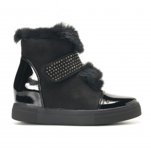 Botine de dama Fashion & Bella negre - FASHIONMIX.RO Botine de dama Fashion & Bella negre