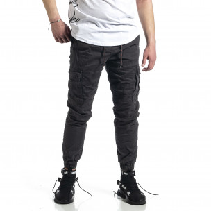 Pantaloni cargo bărbați Blackzi gri - FASHIONMIX.RO Pantaloni cargo bărbați Blackzi gri