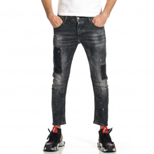Blugi bărbați Adrexx negri - FASHIONMIX.RO Blugi bărbați Adrexx negri