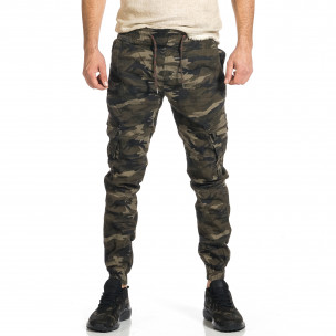 Pantaloni cargo bărbați Blackzi camuflaj - FASHIONMIX.RO Pantaloni cargo bărbați Blackzi camuflaj