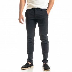 Pantaloni bărbați Bruno Leoni albaștri - FASHIONMIX.RO Pantaloni bărbați Bruno Leoni albaștri