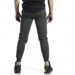 Pantaloni sport bărbați Soni Fashion verde  2
