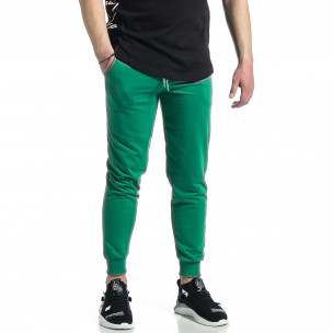Pantaloni sport bărbați Soni Fashion verde - FASHIONMIX.RO Pantaloni sport bărbați Soni Fashion verde