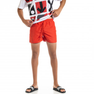 Costume de baie bărbați Basic roșu - FASHIONMIX.RO Costume de baie bărbați Basic roșu