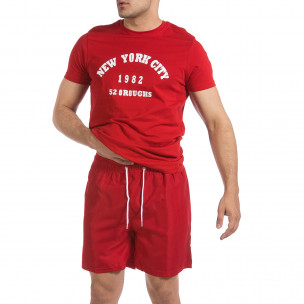 Costume de baie bărbați Primo&Secondo roșu 