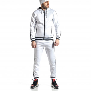 Set sportiv bărbați Golden Time alb - FASHIONMIX.RO Set sportiv bărbați Golden Time alb