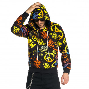 Hanorac bărbați Made in Italy curcubeu - FASHIONMIX.RO Hanorac bărbați Made in Italy curcubeu