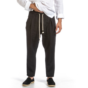 Pantaloni bărbați Duca Fashion negri - FASHIONMIX.RO Pantaloni bărbați Duca Fashion negri