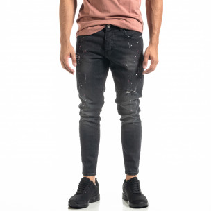 Blugi bărbați KA7 negri - FASHIONMIX.RO Blugi bărbați KA7 negri