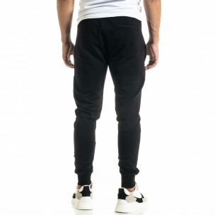 Pantaloni sport bărbați Breezy negru  2