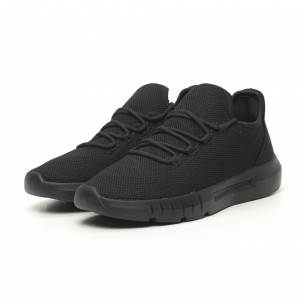 Adidași ușori de bărbați All black - FASHIONMIX.RO Adidași ușori de bărbați All black