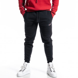 Pantaloni sport bărbați Sweet Years negru - FASHIONMIX.RO Pantaloni sport bărbați Sweet Years negru