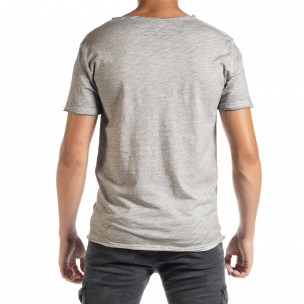 Tricou bărbați Duca Homme gri  2