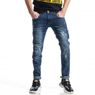 Blugi bărbați Andrea Falco albaștri - FASHIONMIX.RO Blugi bărbați Andrea Falco albaștri