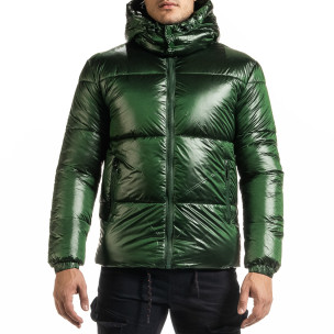 Geacă de iarnă bărbați Duca Homme verde - FASHIONMIX.RO Geacă de iarnă bărbați Duca Homme verde