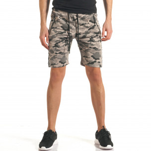 Pantaloni scurți bărbați Flex Stey camuflaj - FASHIONMIX.RO Pantaloni scurți bărbați Flex Stey camuflaj