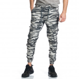 Pantaloni cargo bărbați Blackzi camuflaj - FASHIONMIX.RO Pantaloni cargo bărbați Blackzi camuflaj