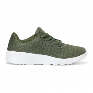 Adidași de bărbați verzi din plasă cu talpa ușoara - FASHIONMIX.RO Adidași de bărbați verzi din plasă cu talpa ușoara