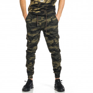 Pantaloni cargo bărbați Blackzi camuflaj - FASHIONMIX.RO Pantaloni cargo bărbați Blackzi camuflaj