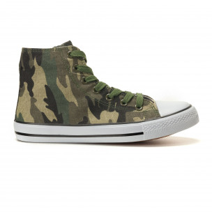 Teniși înalți camuflaj pentru bărbați - FASHIONMIX.RO Teniși înalți camuflaj pentru bărbați