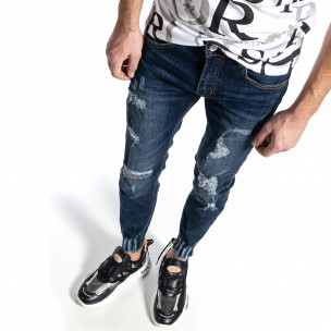 Blugi bărbați Duca Homme albaștri - FASHIONMIX.RO Blugi bărbați Duca Homme albaștri