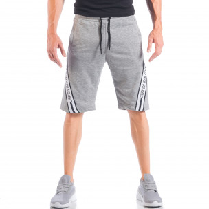 Pantaloni scurți gri #Dream# pentru bărbați - FASHIONMIX.RO Pantaloni scurți gri #Dream# pentru bărbați