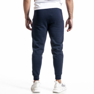 Pantaloni sport bărbați Soni Fashion albastru  2