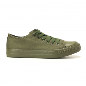 Teniși în verde militar pentru bărbați - FASHIONMIX.RO Teniși în verde militar pentru bărbați