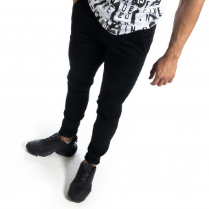 Blugi negri Slim fit pentru bărbați - FASHIONMIX.RO Blugi negri Slim fit pentru bărbați