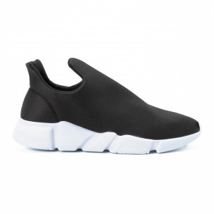 Adidași slip-on din neopren negru pentru bărbați - FASHIONMIX.RO Adidași slip-on din neopren negru pentru bărbați