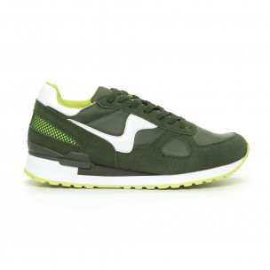 Adidași combinați în nuanțe de verde pentru bărbați - FASHIONMIX.RO Adidași combinați în nuanțe de verde pentru bărbați