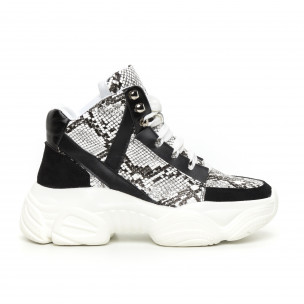 Pantofi sport înalți Chunky pentru dama - FASHIONMIX.RO Pantofi sport înalți Chunky pentru dama