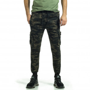 Pantaloni sport bărbați New Dream camuflaj 