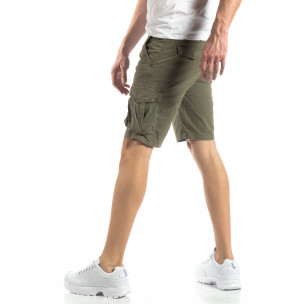 Pantaloni scurți bărbați Y-Chromosome verzi - FASHIONMIX.RO Pantaloni scurți bărbați Y-Chromosome verzi