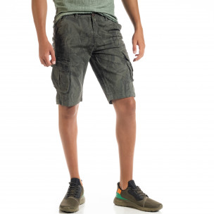 Pantaloni scurți bărbați Forest camouflage - FASHIONMIX.RO Pantaloni scurți bărbați Forest camouflage
