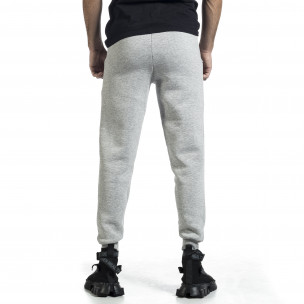 Pantaloni sport bărbați Soni Fashion gri  2