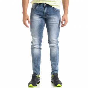 Blugi bărbați Bruno Leoni albaștri - FASHIONMIX.RO Blugi bărbați Bruno Leoni albaștri