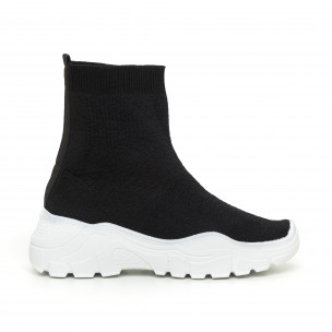 Pantofi sport de dama Basic Slip-on cu talpă albă - FASHIONMIX.RO Pantofi sport de dama Basic Slip-on cu talpă albă