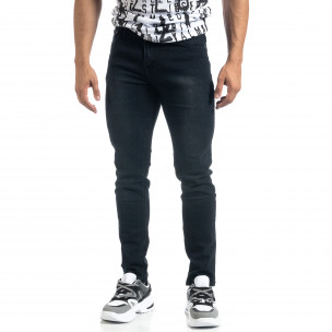 Blugi Slim fit negri pentru bărbați - FASHIONMIX.RO Blugi Slim fit negri pentru bărbați