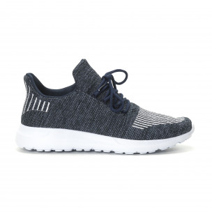 Adidași de bărbați în melanj albastru - FASHIONMIX.RO Adidași de bărbați în melanj albastru