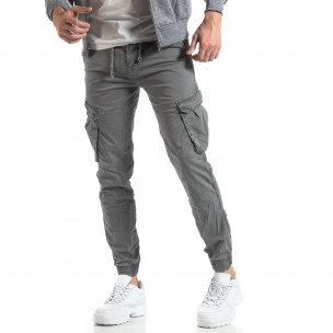 Jogger Cargo în gri pentru bărbați - FASHIONMIX.RO Jogger Cargo în gri pentru bărbați