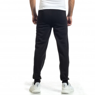 Pantaloni sport bărbați Moda Y&M negru  2