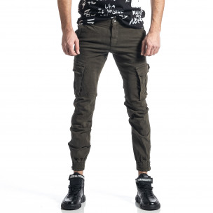 Pantaloni cargo bărbați G-9 verzi - FASHIONMIX.RO Pantaloni cargo bărbați G-9 verzi