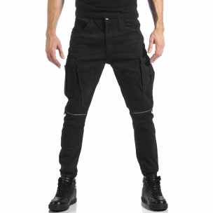 Pantaloni cargo bărbați Always Jeans negri - FASHIONMIX.RO Pantaloni cargo bărbați Always Jeans negri