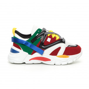 Pantofi sport de dama colorați design Chunky - FASHIONMIX.RO Pantofi sport de dama colorați design Chunky