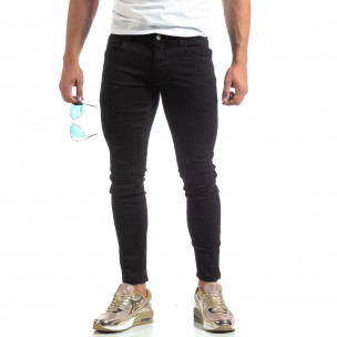 Blugi subțiri negri Skinny fit pentru bărbați - FASHIONMIX.RO Blugi subțiri negri Skinny fit pentru bărbați
